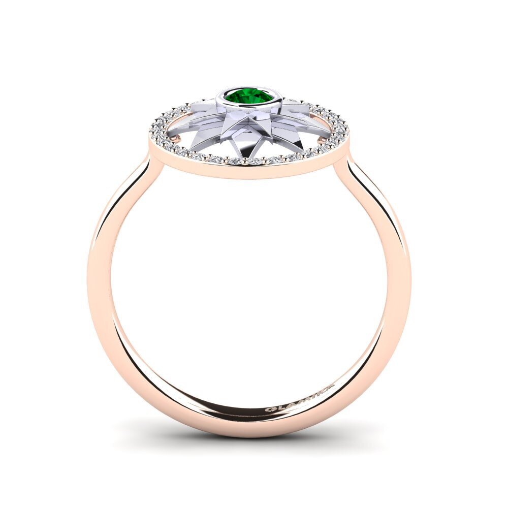 Circonita Verde Anillo Blue Variable