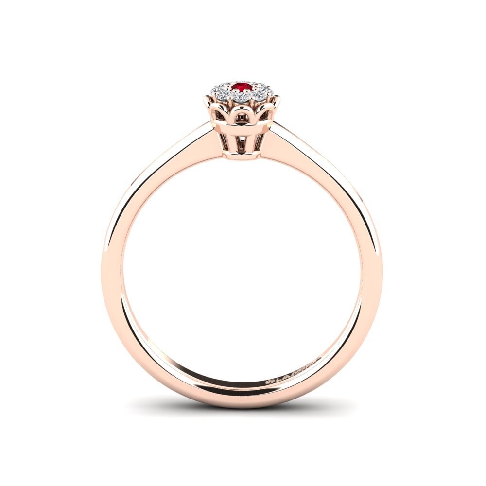 Red Zirconia Ring Boboli