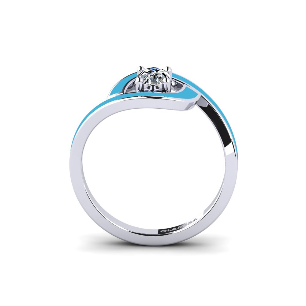 950 Platin Ring Bogena