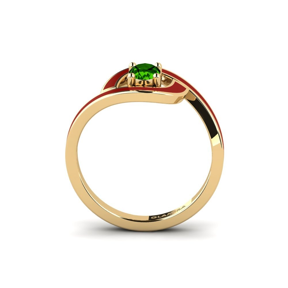 Grüner Turmalin Ring Bogena
