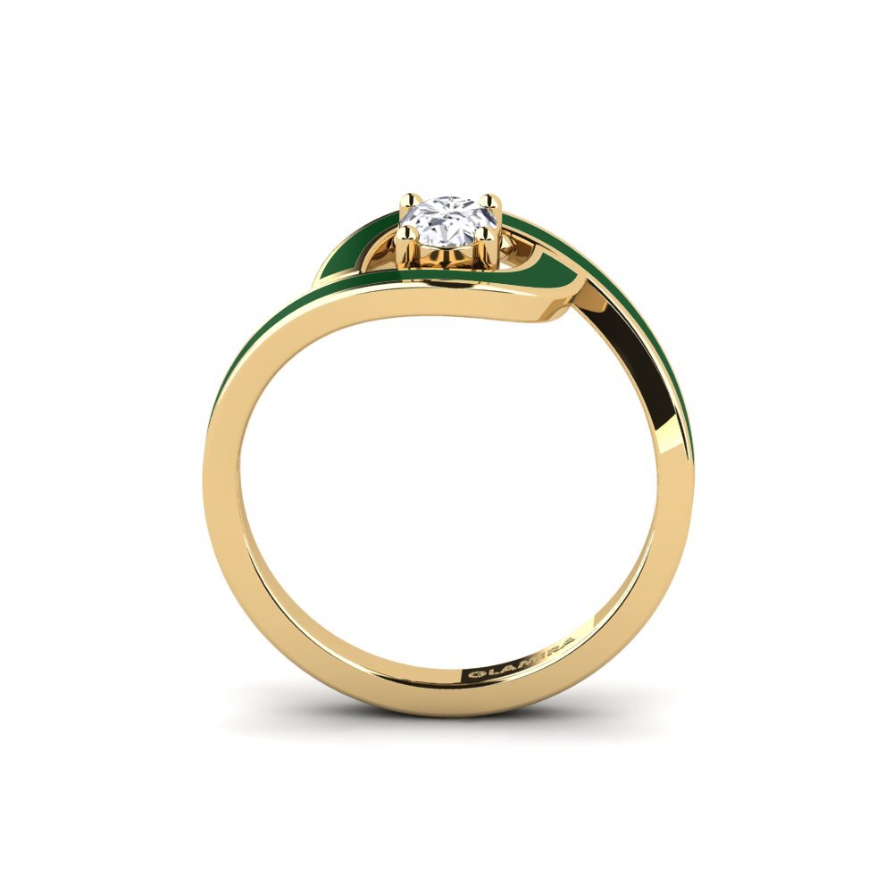 Labor-gezüchteter Diamant Ring Bogena