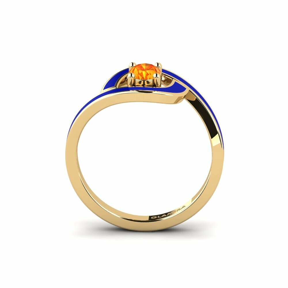 Saphir orange Bague Bogena