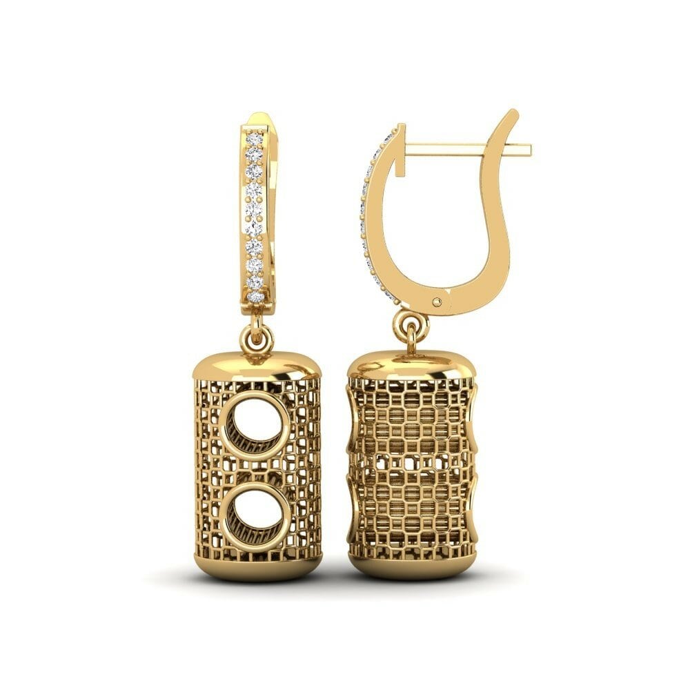Moissanite Boucle d'oreille femme Bogota