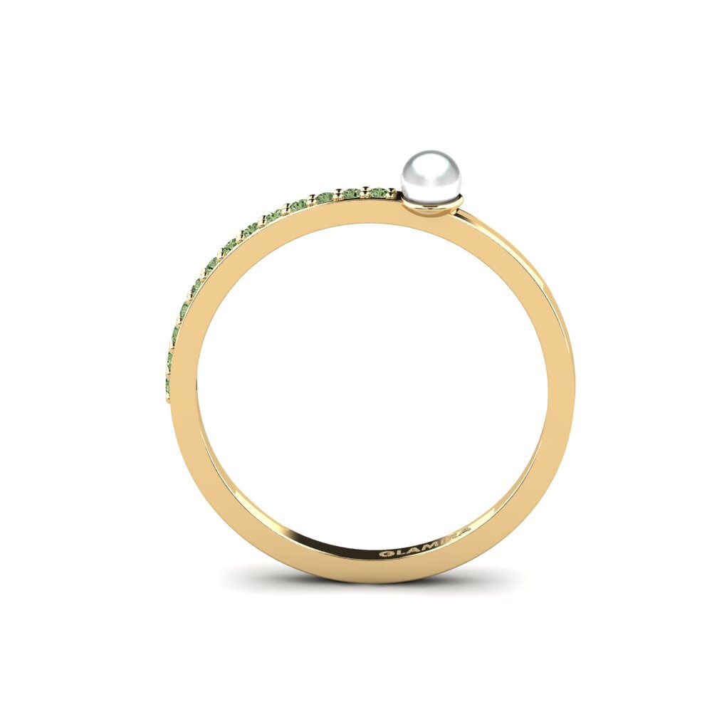 Diamante Verde Anel Bonyane
