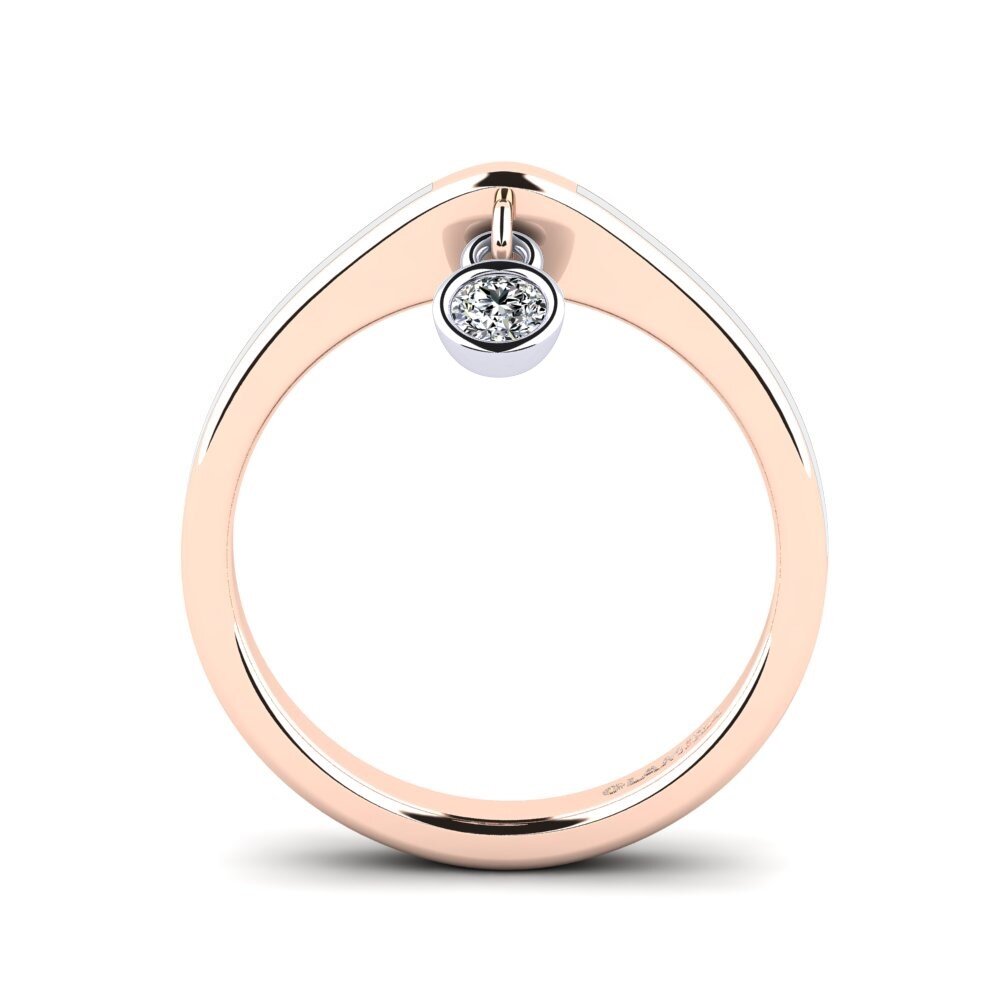 585 Rot & Weißgold Ring Botilda