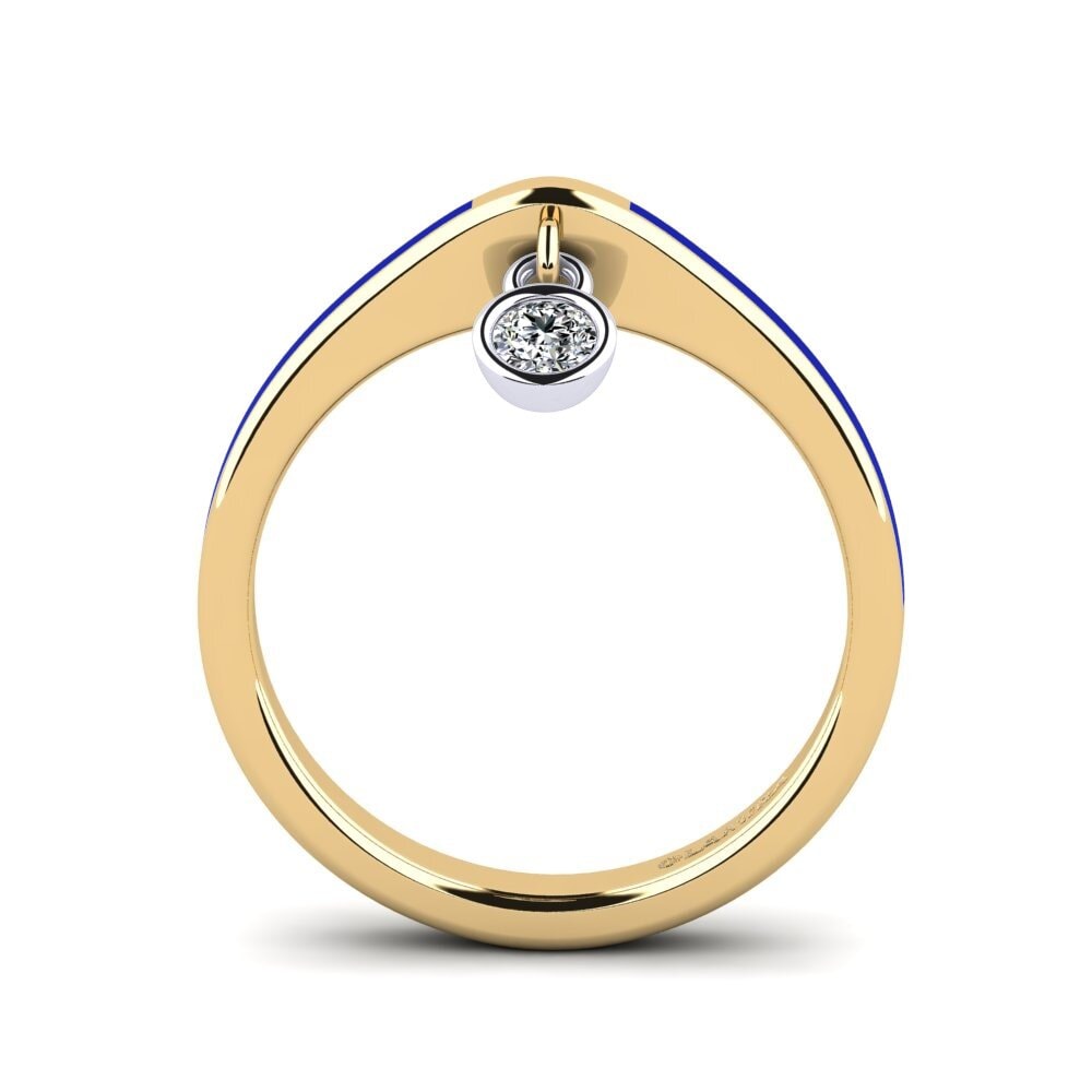 375 Gelb & Weißgold Ring Botilda