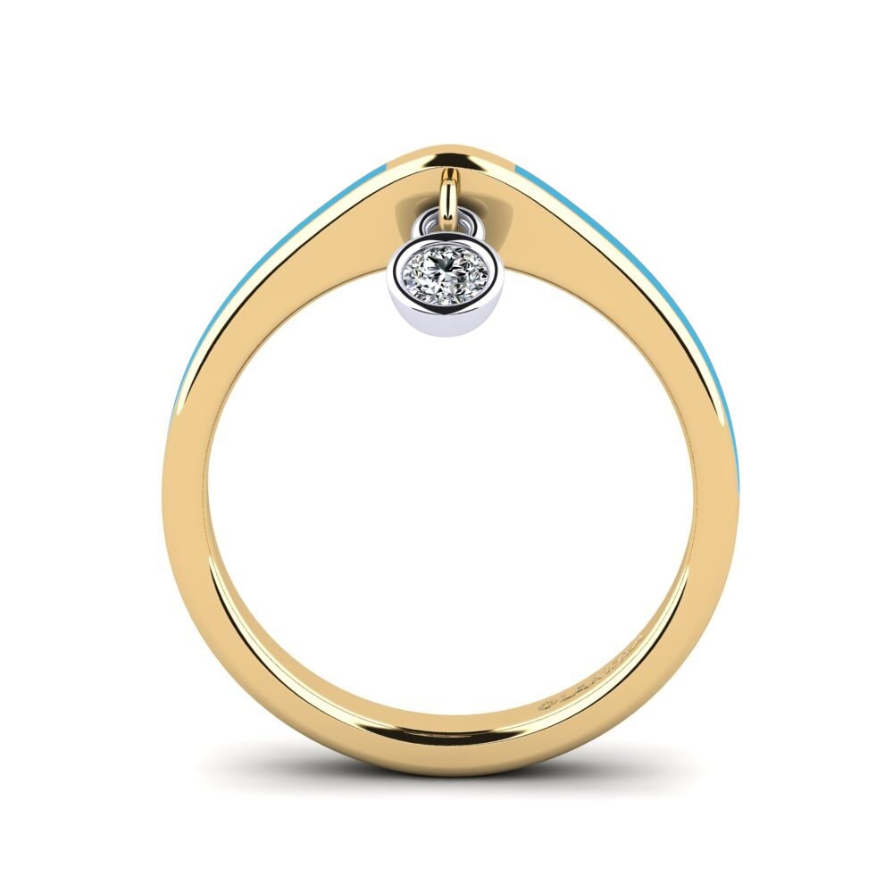 375 Gelb & Weißgold Ring Botilda