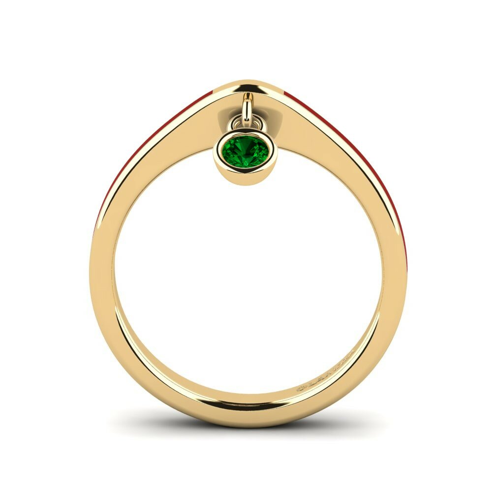 Zircone Vert Bague Botilda