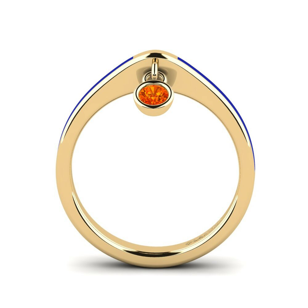 Saphir orange Bague Botilda