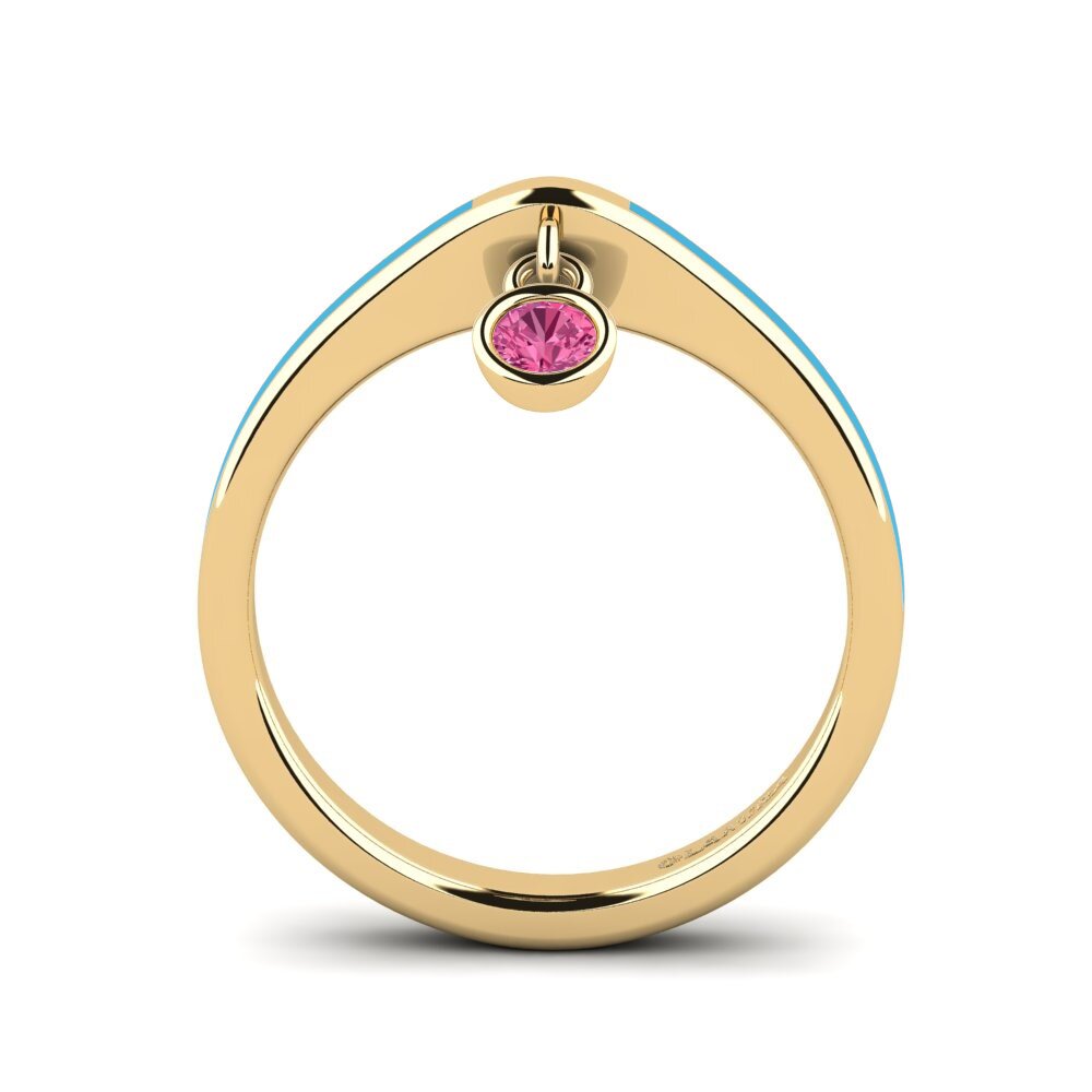 Rosa Turmalin Ring Botilda
