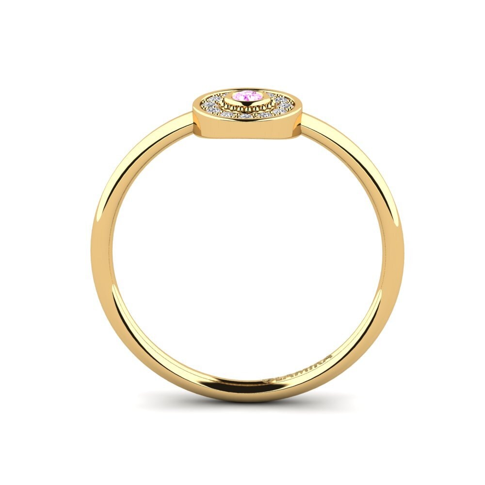 Pink Sapphire Engagement Ring Botte