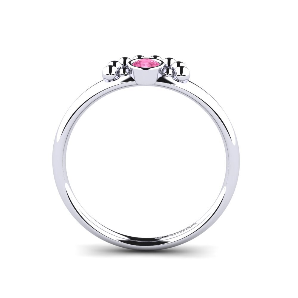 Pink Sapphire Engagement Ring Bourdon