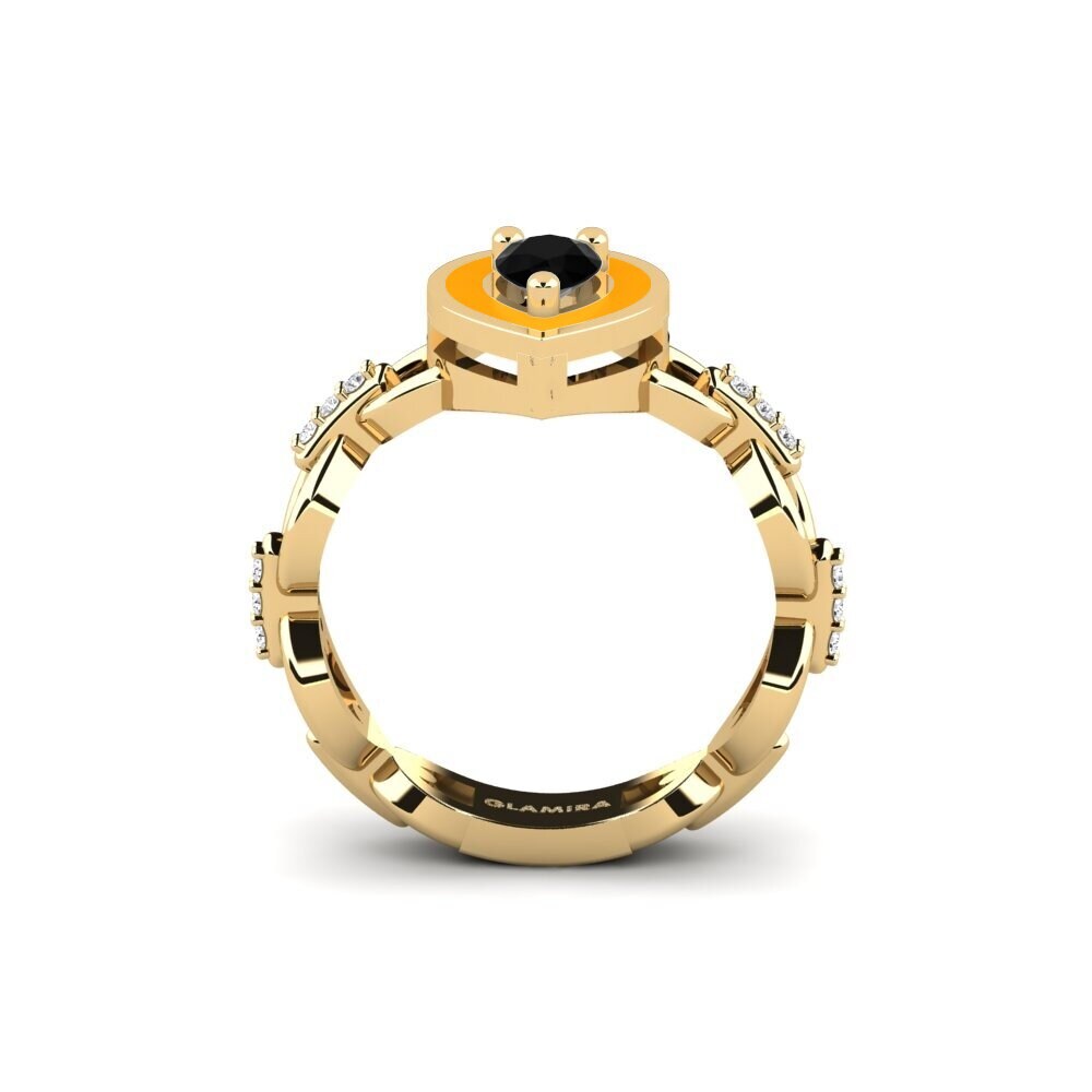 Schwarzer Saphir SYLVIE Ring Braks - A