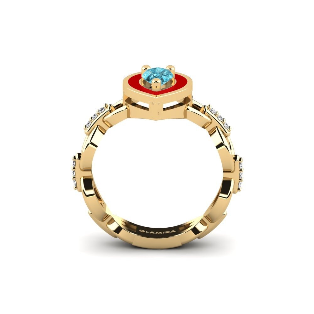 Blauer Zirkon SYLVIE Ring Braks - A