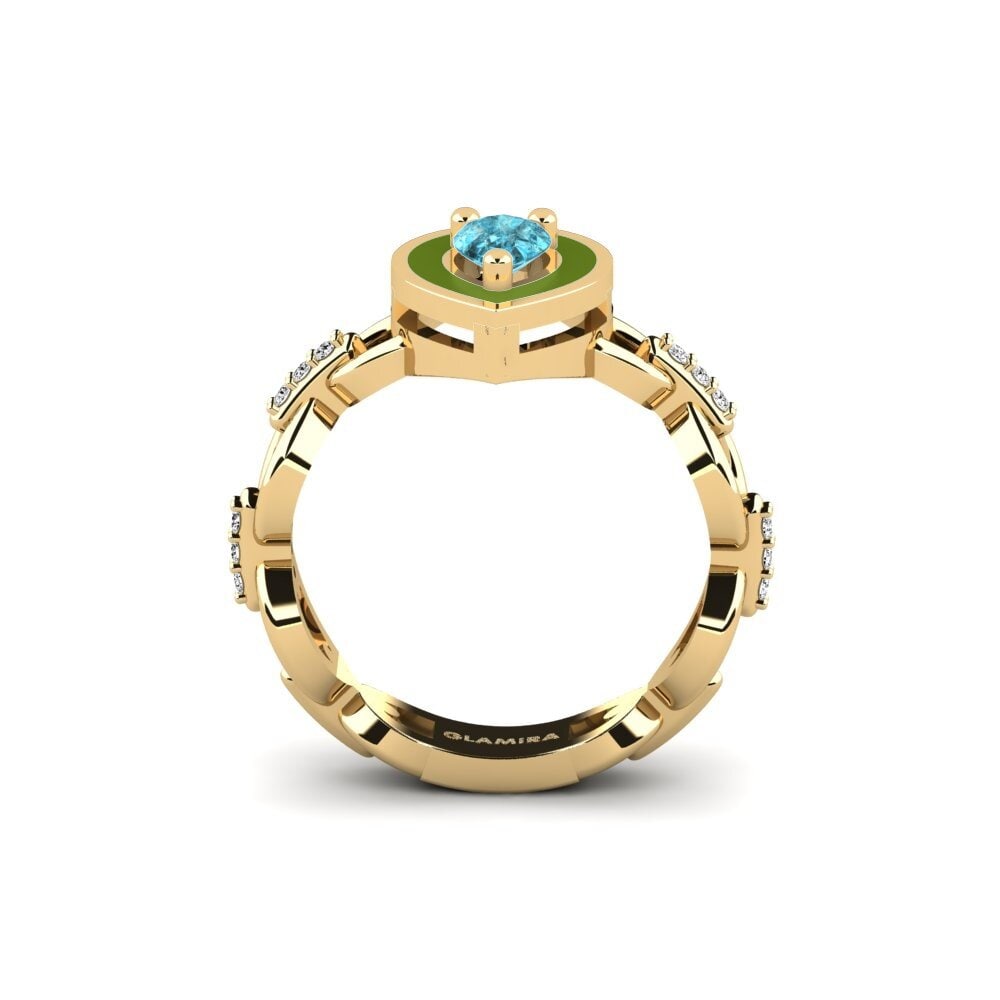 Blauer Zirkon SYLVIE Ring Braks - A