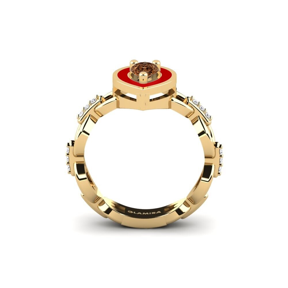 Brauner Diamant SYLVIE Ring Braks - A