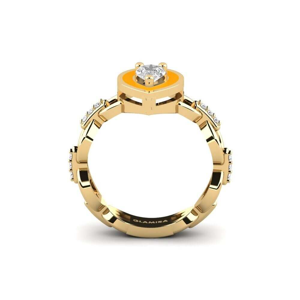 Saphir Blanc SYLVIE Bague Braks - A