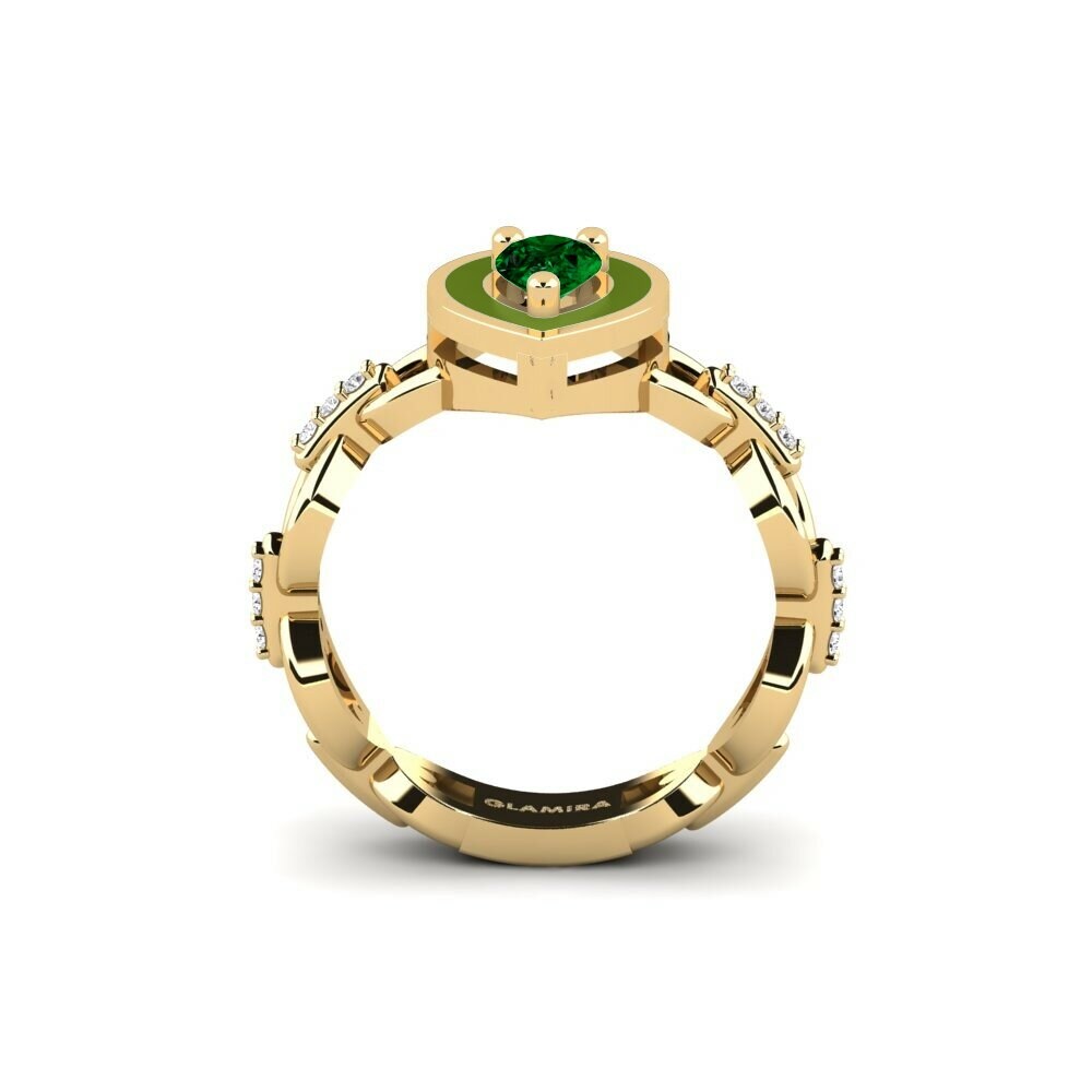 Zircone Vert SYLVIE Bague Braks - A