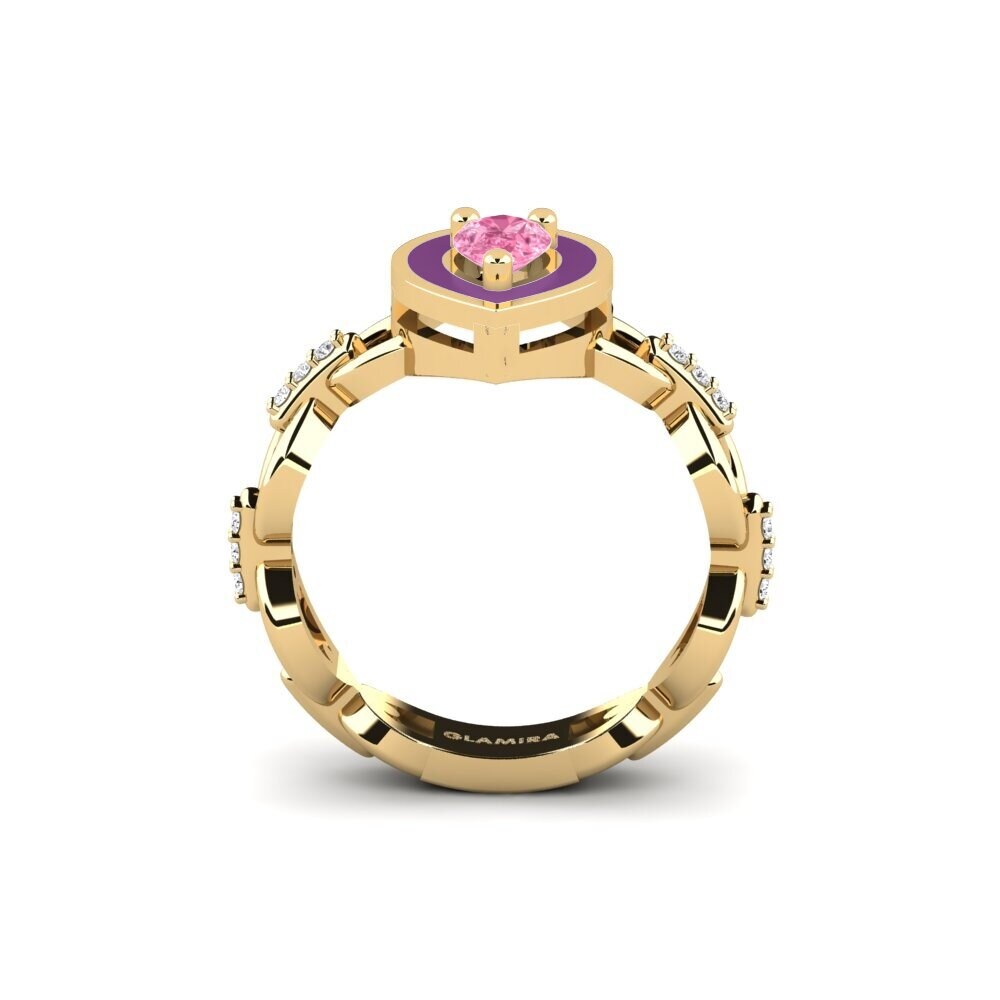 Rosa Saphir SYLVIE Ring Braks - A