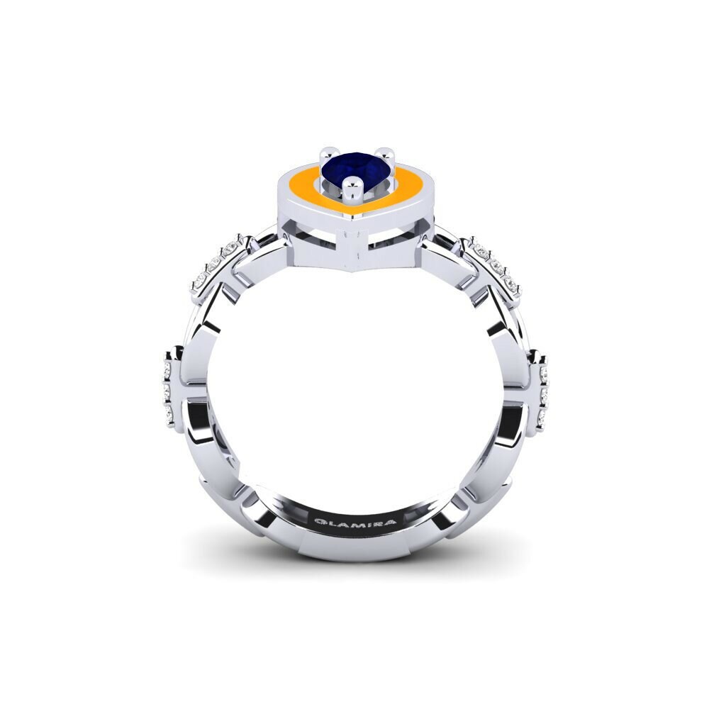 Argent Blanc SYLVIE Bague Braks - A
