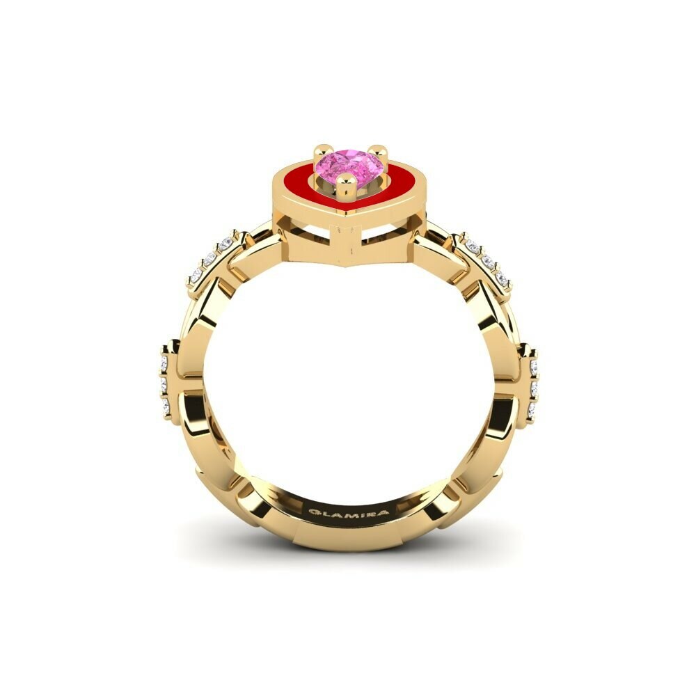Topaze Rose SYLVIE Bague Braks - A