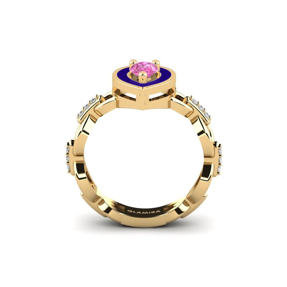 Rosa Topas SYLVIE Ring Braks - A