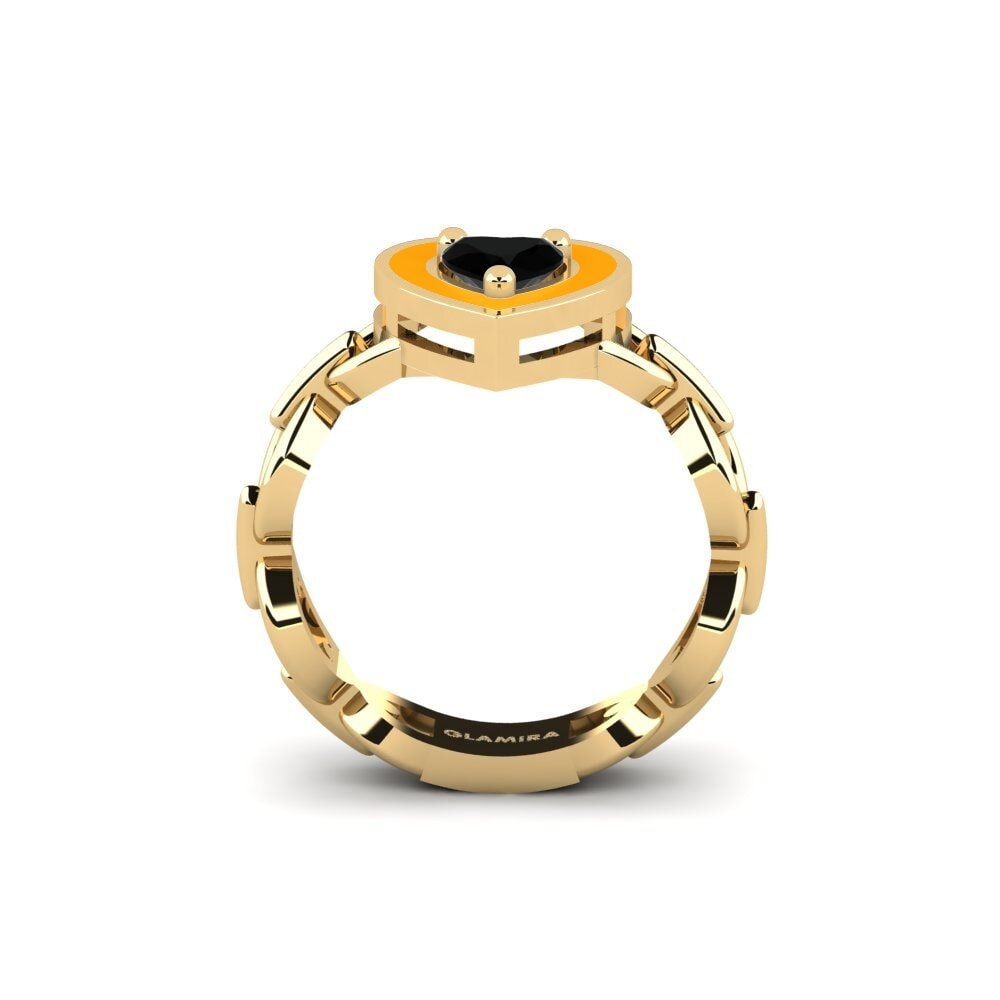 Schwarzer Saphir SYLVIE Ring Braks - B