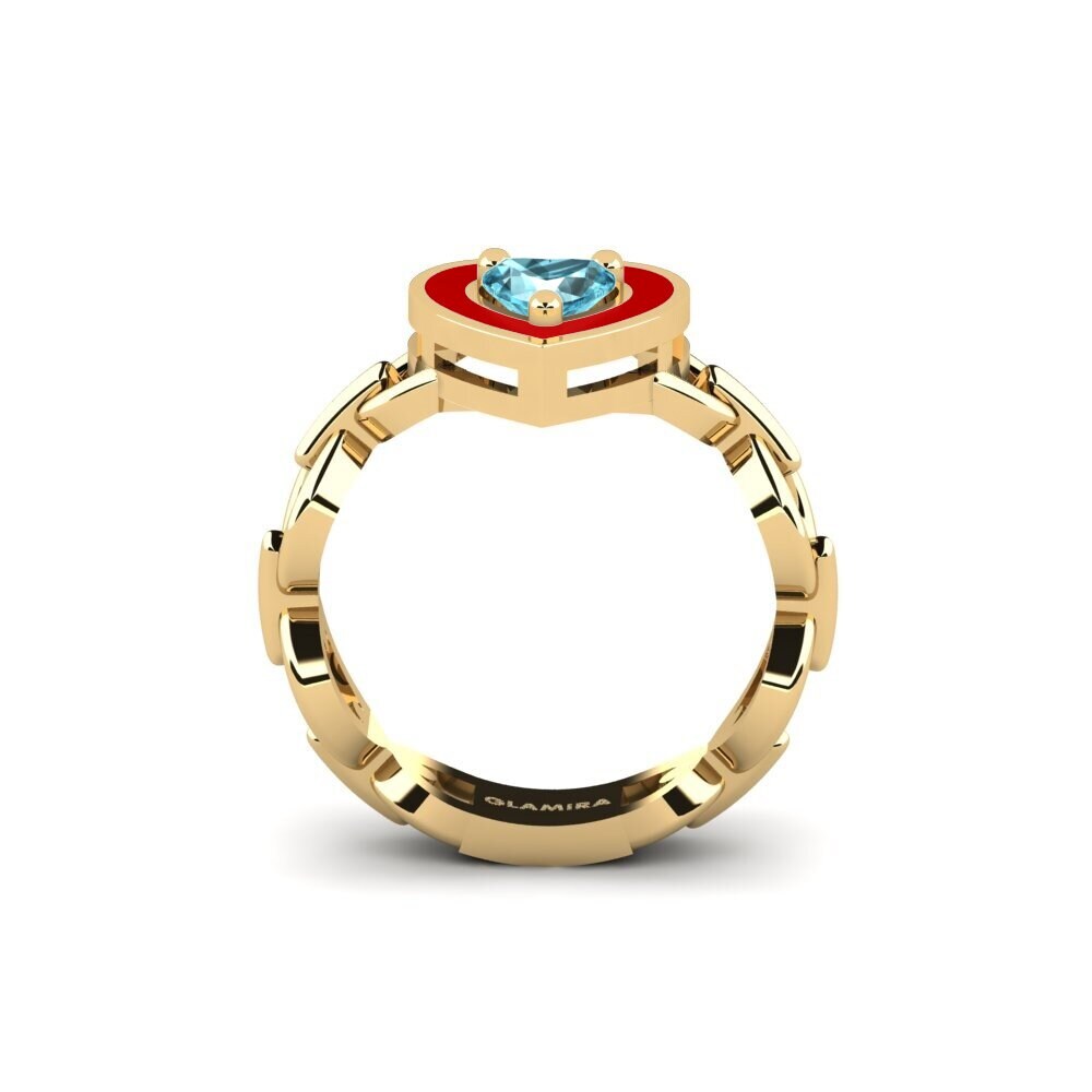 Blauer Zirkon SYLVIE Ring Braks - B