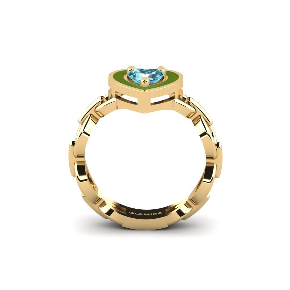 Blauer Zirkon SYLVIE Ring Braks - B