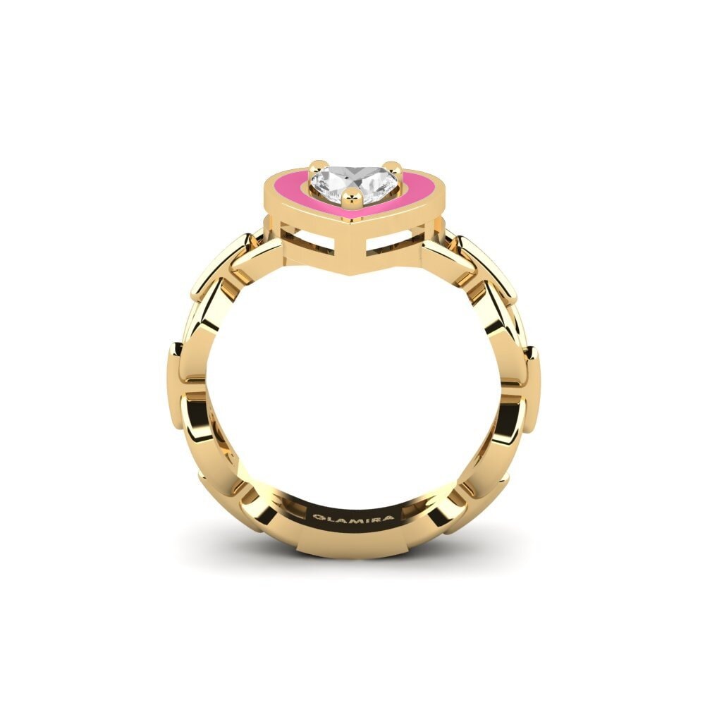 Weißer Saphir SYLVIE Ring Braks - B