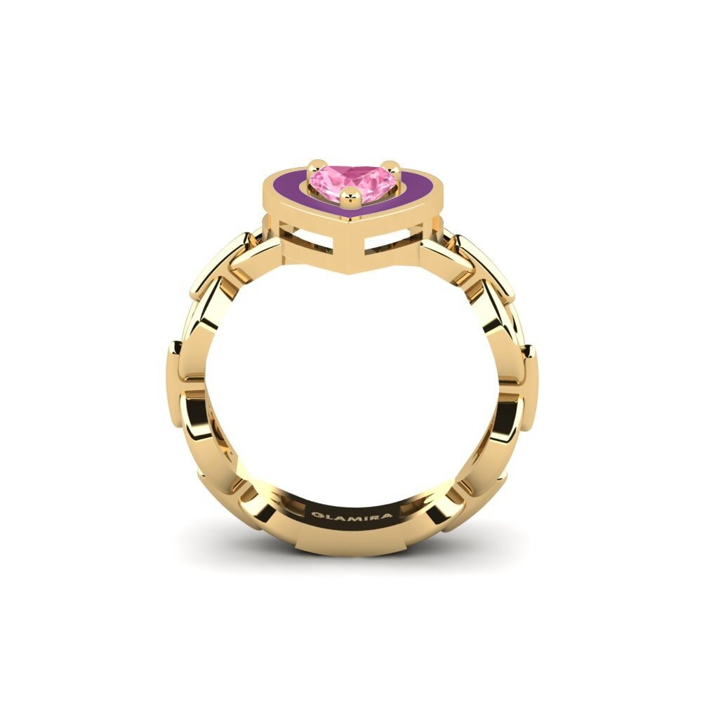 Rosa Saphir SYLVIE Ring Braks - B