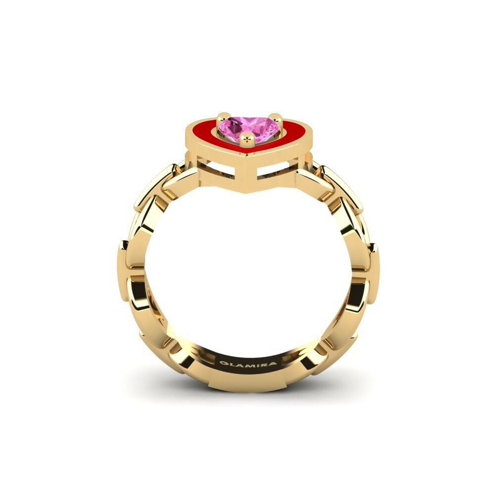 Topaze Rose SYLVIE Bague Braks - B