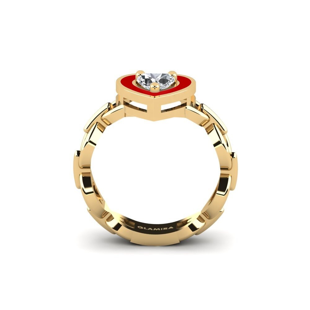 Weißer Zirkon SYLVIE Ring Braks - B