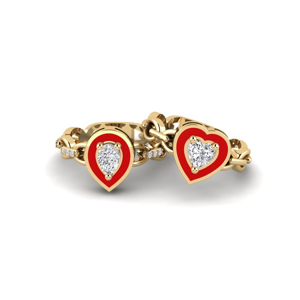 Diamond Stackable Ring Braks - SET