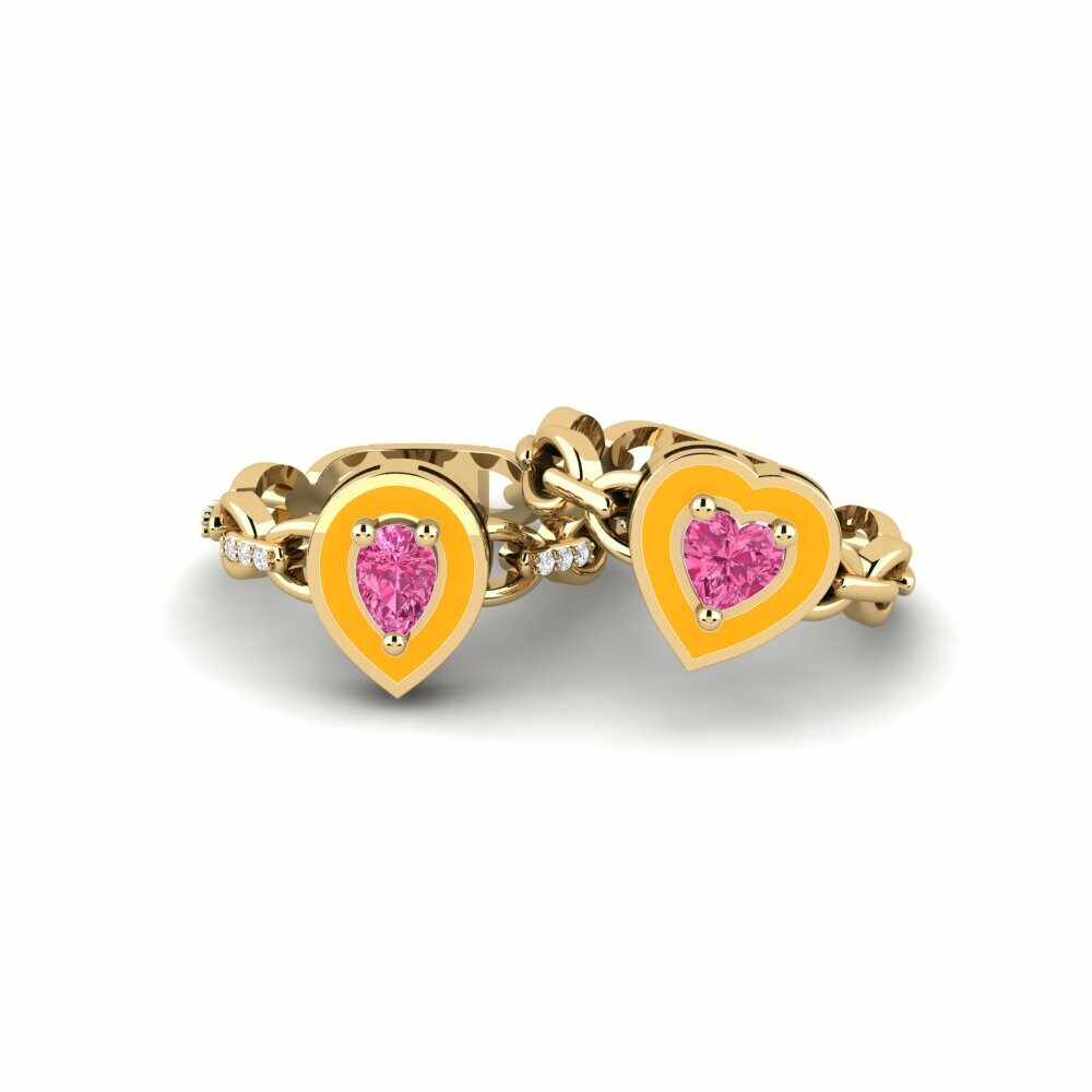 Bagues Tourmaline Rose Stackable