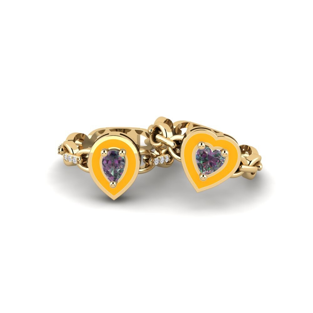 Mystic Topaz Stackable Ring Braks - SET