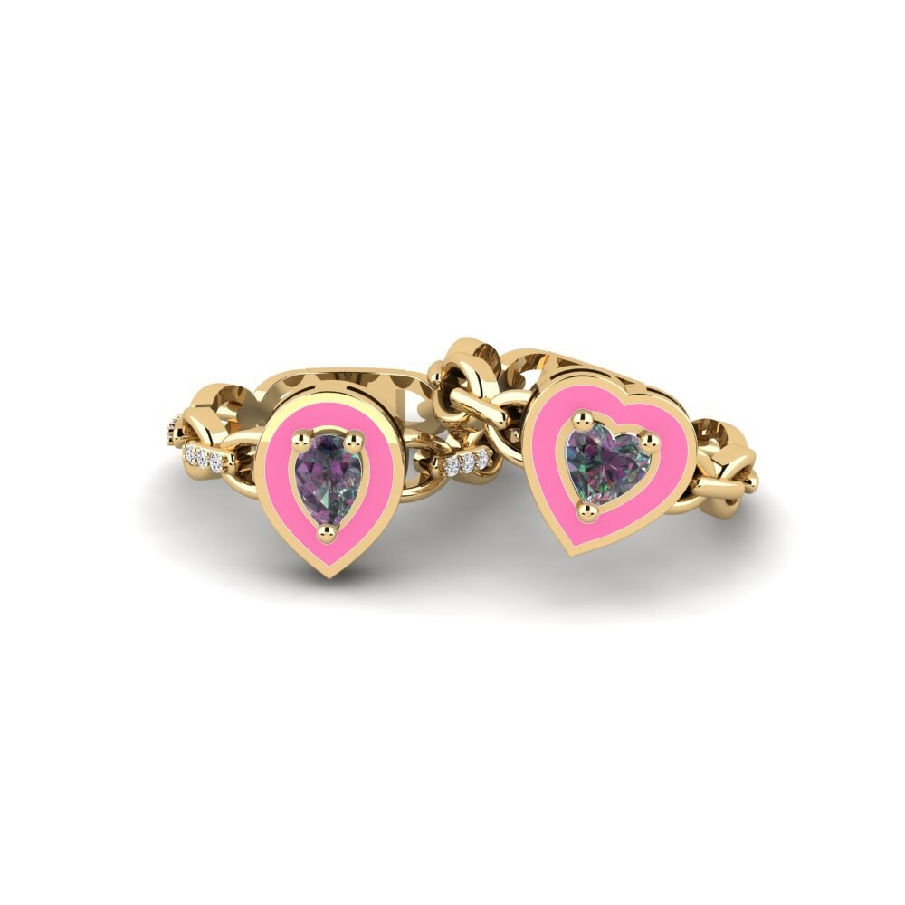 Mystic Topaz Stackable Ring Braks - SET