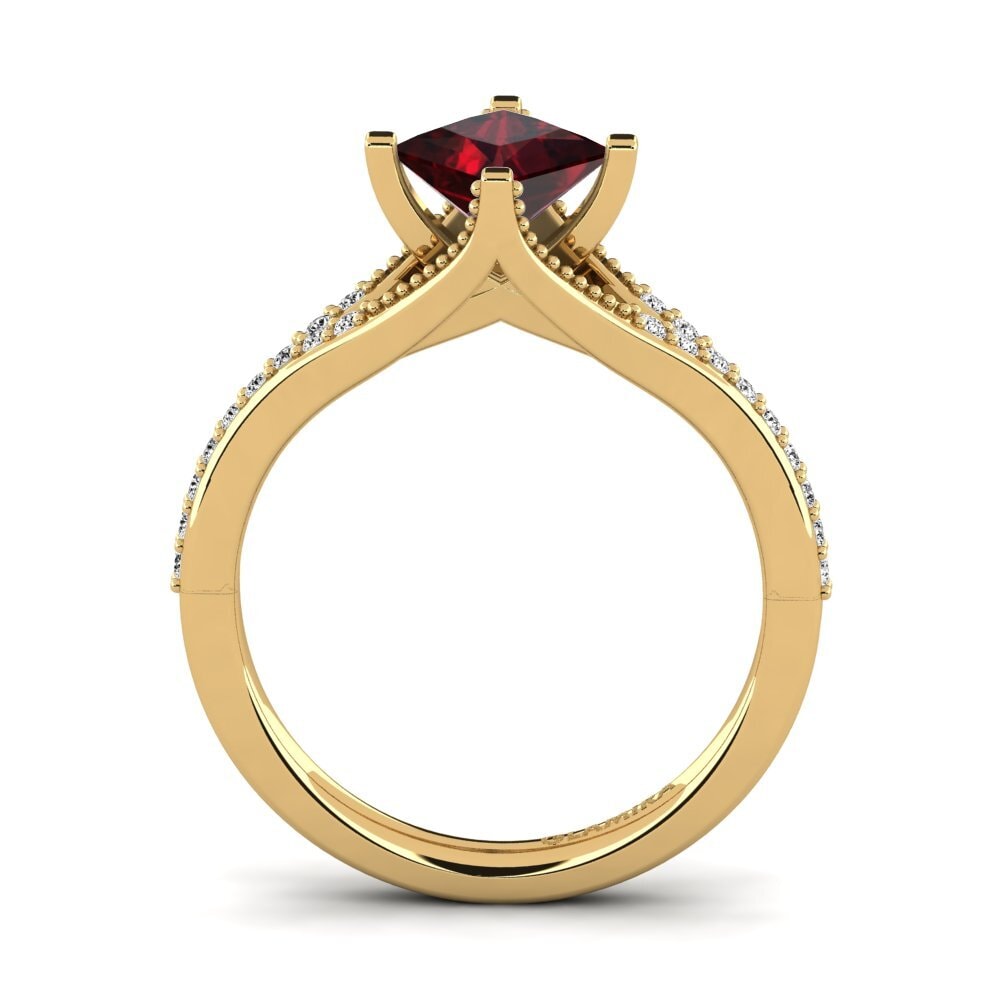 Granate Anillo de compromiso Brambles
