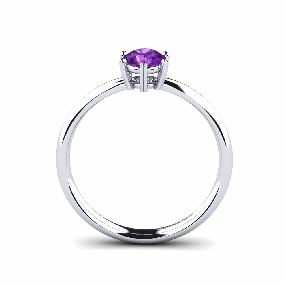 Amethyst Engagement Ring Breadth