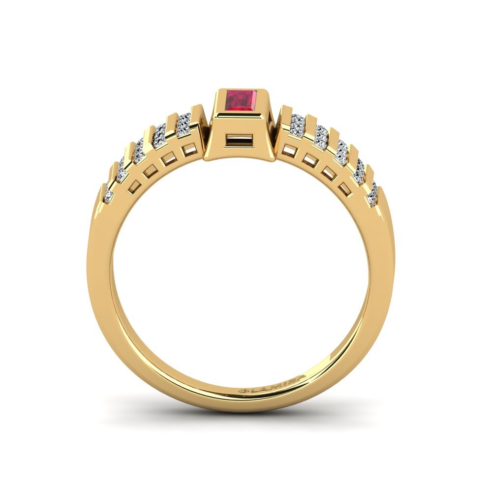 Ruby Engagement Ring Brenham