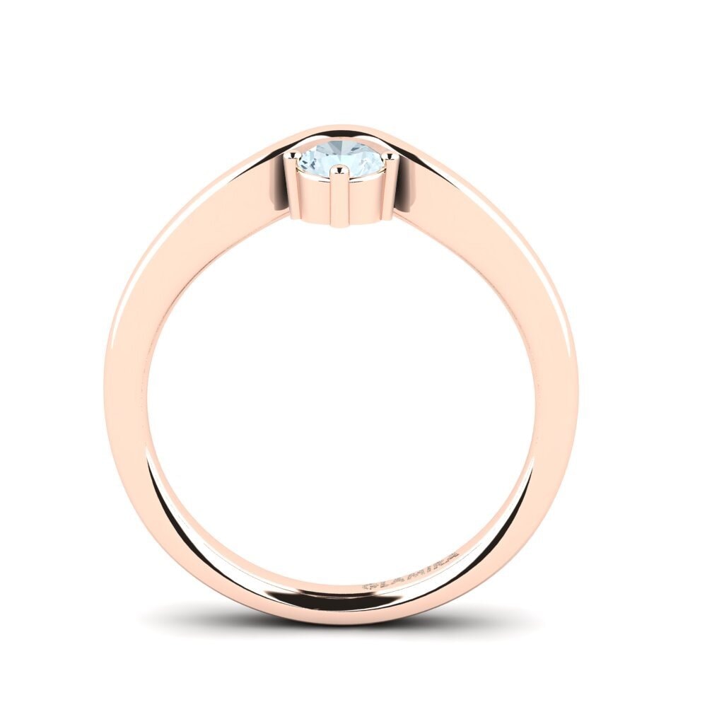 Aquamarine Engagement Ring Bridal Love