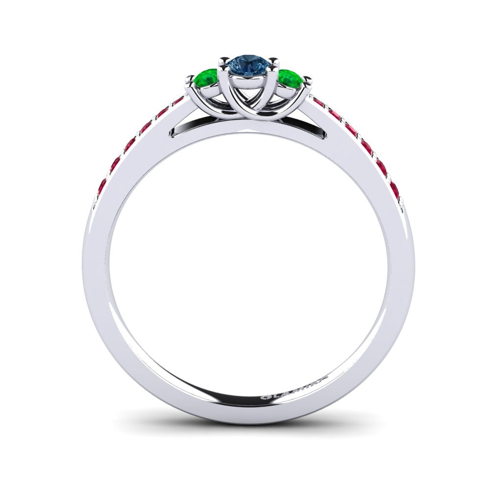 Blue Diamond Engagement Ring Brielle