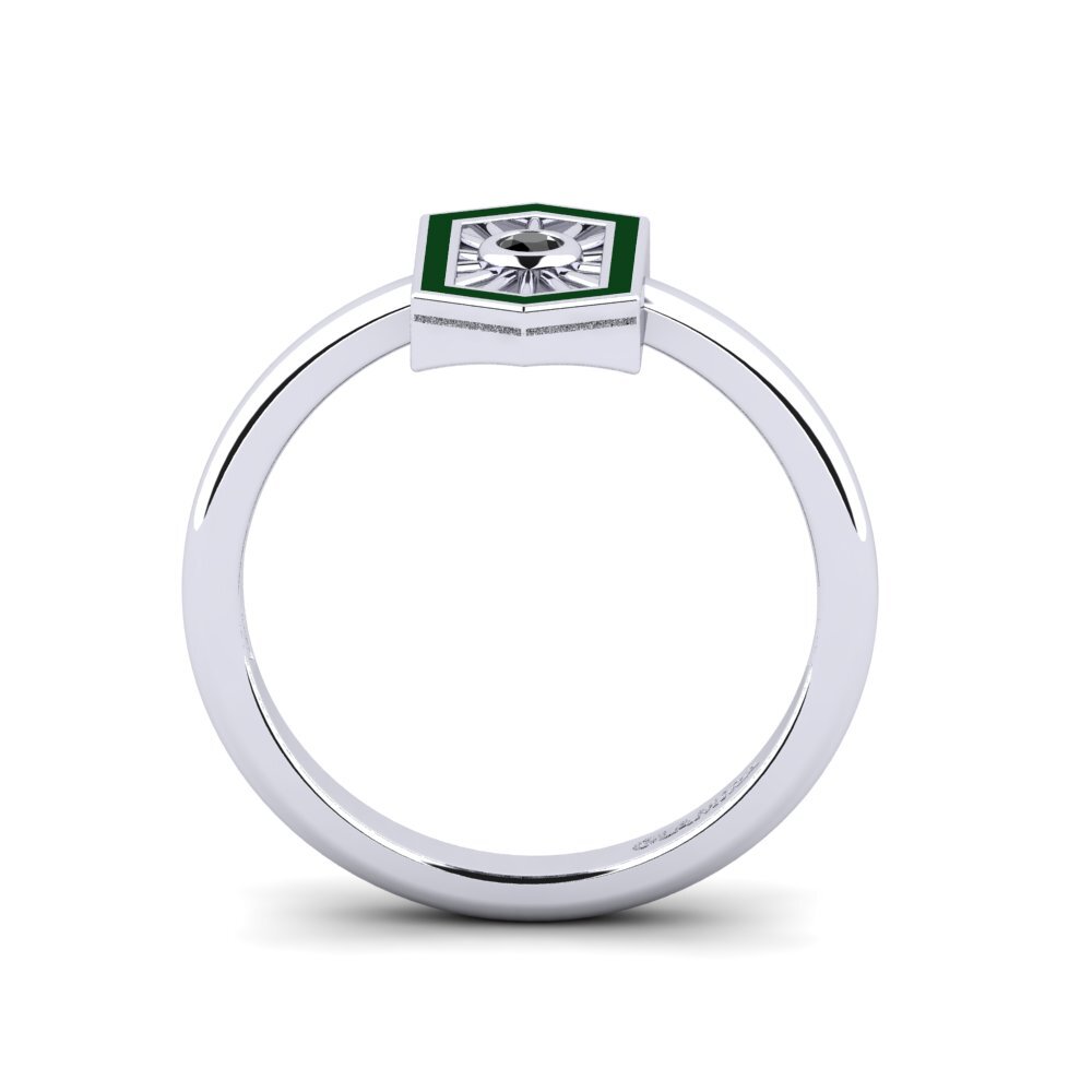 Schwarzer Onyx Ring Brit