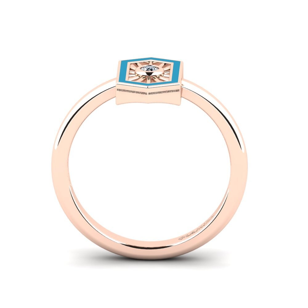 Rotgold 375 Ring Brit