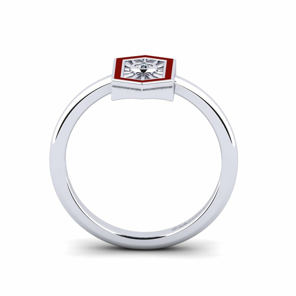 Argent Blanc Bague Brit