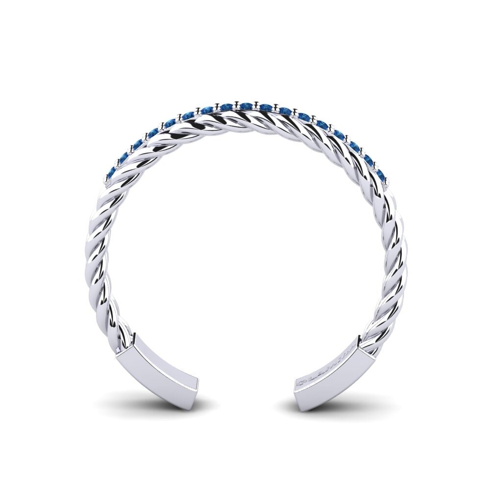 Zircone Blu Scuro Anello Brodi