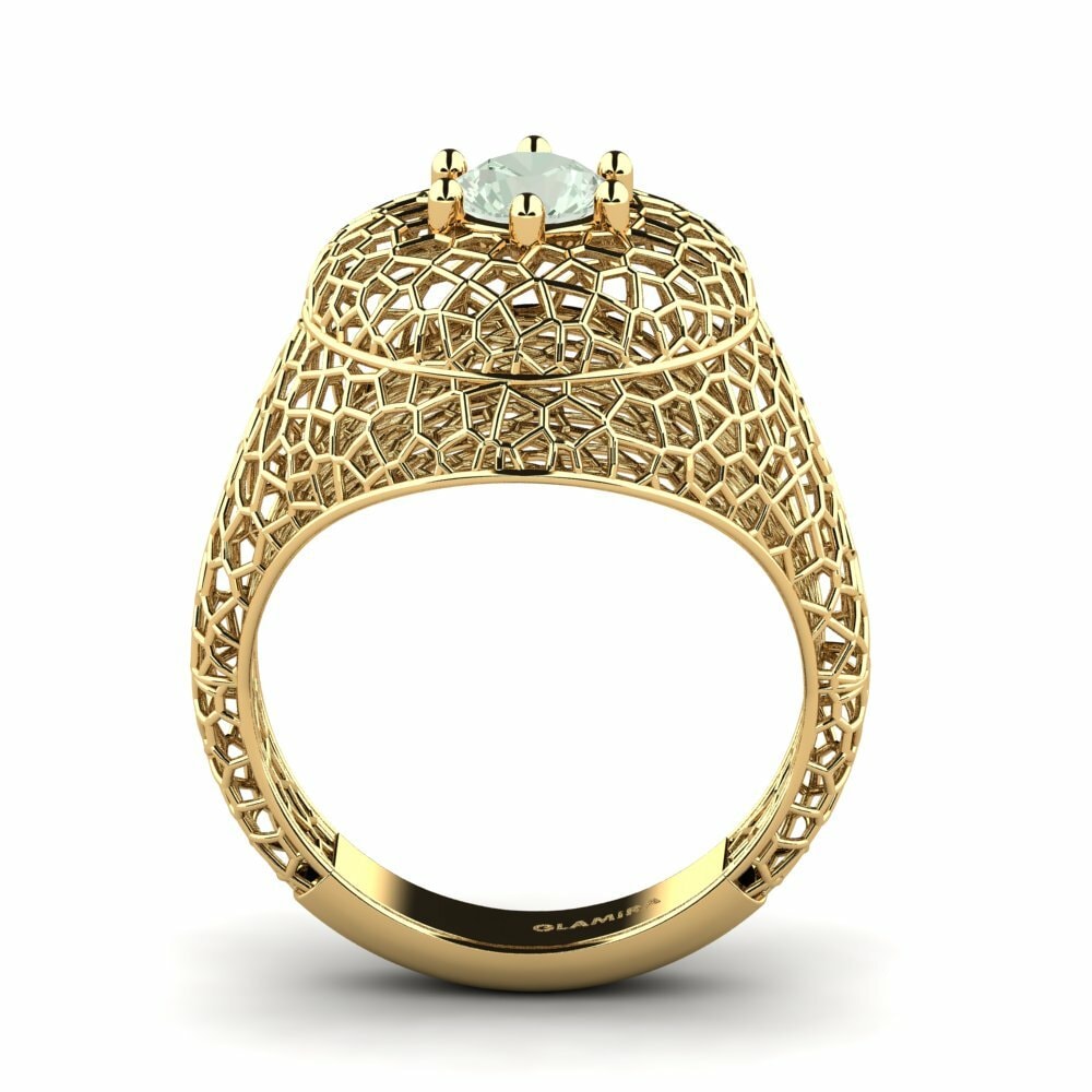 Amatista verde Anillo Brubaker