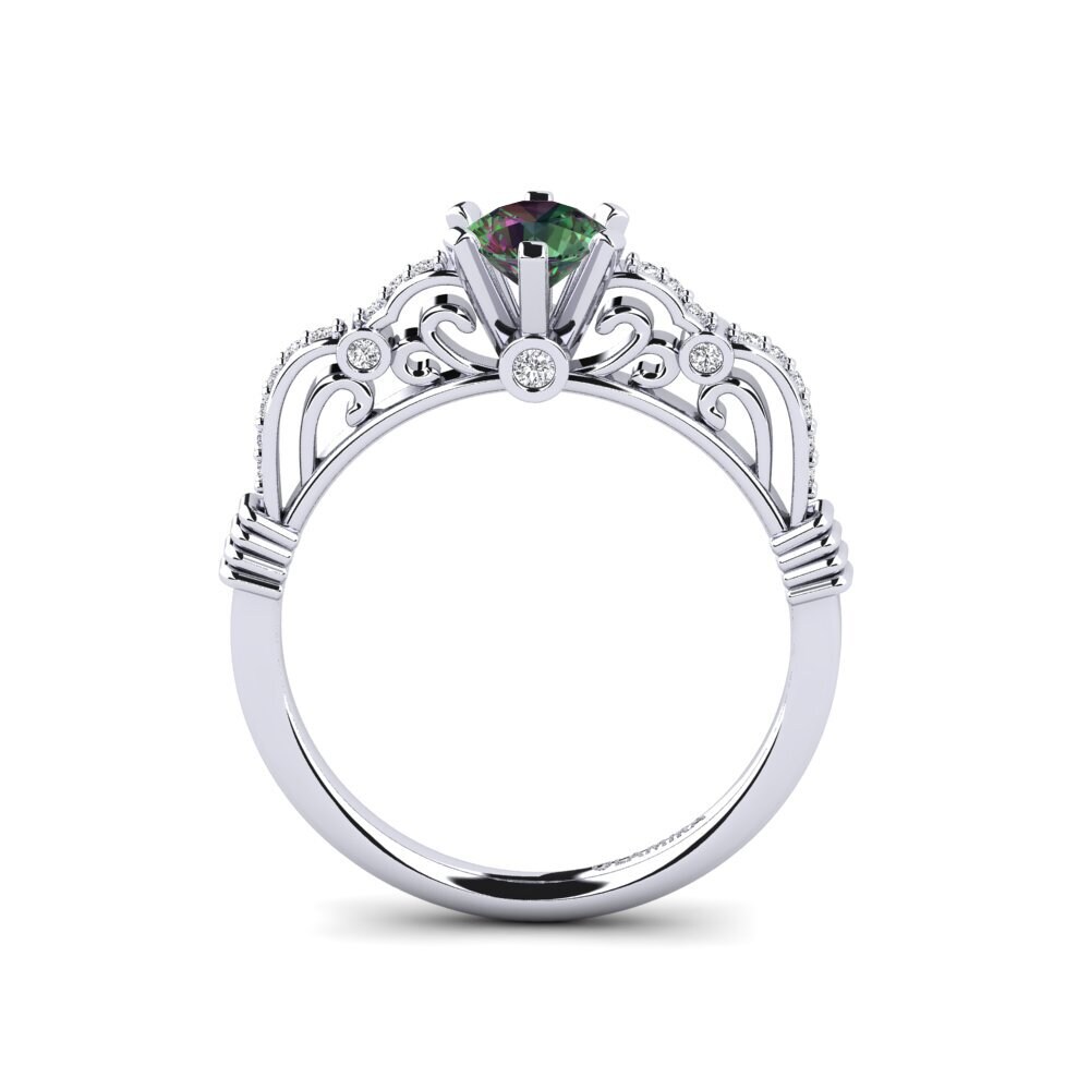 Mystic Topaz Engagement Ring Brunella