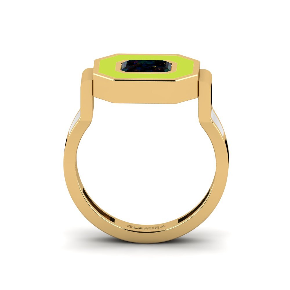 Schwarzer Opal Ring Bryllu