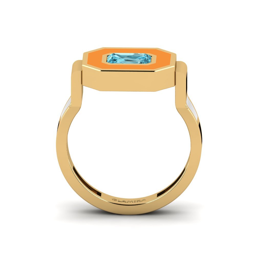 Blauer Zirkon Ring Bryllu